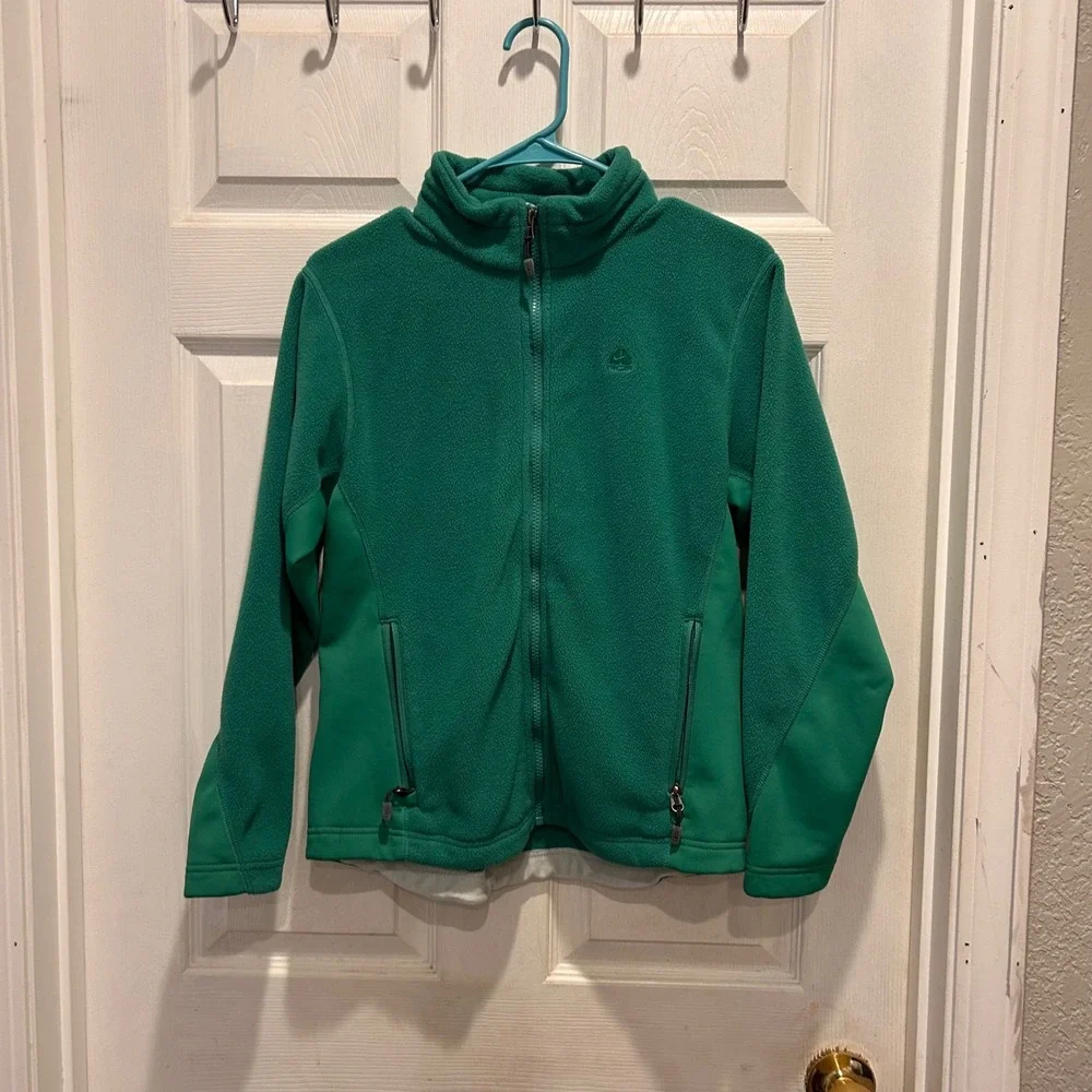 Nike ACG Womens Fleece Jacket Full Zip‎ Therma-Fit Green Outdoors Large